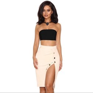 Black bandeau top🖤